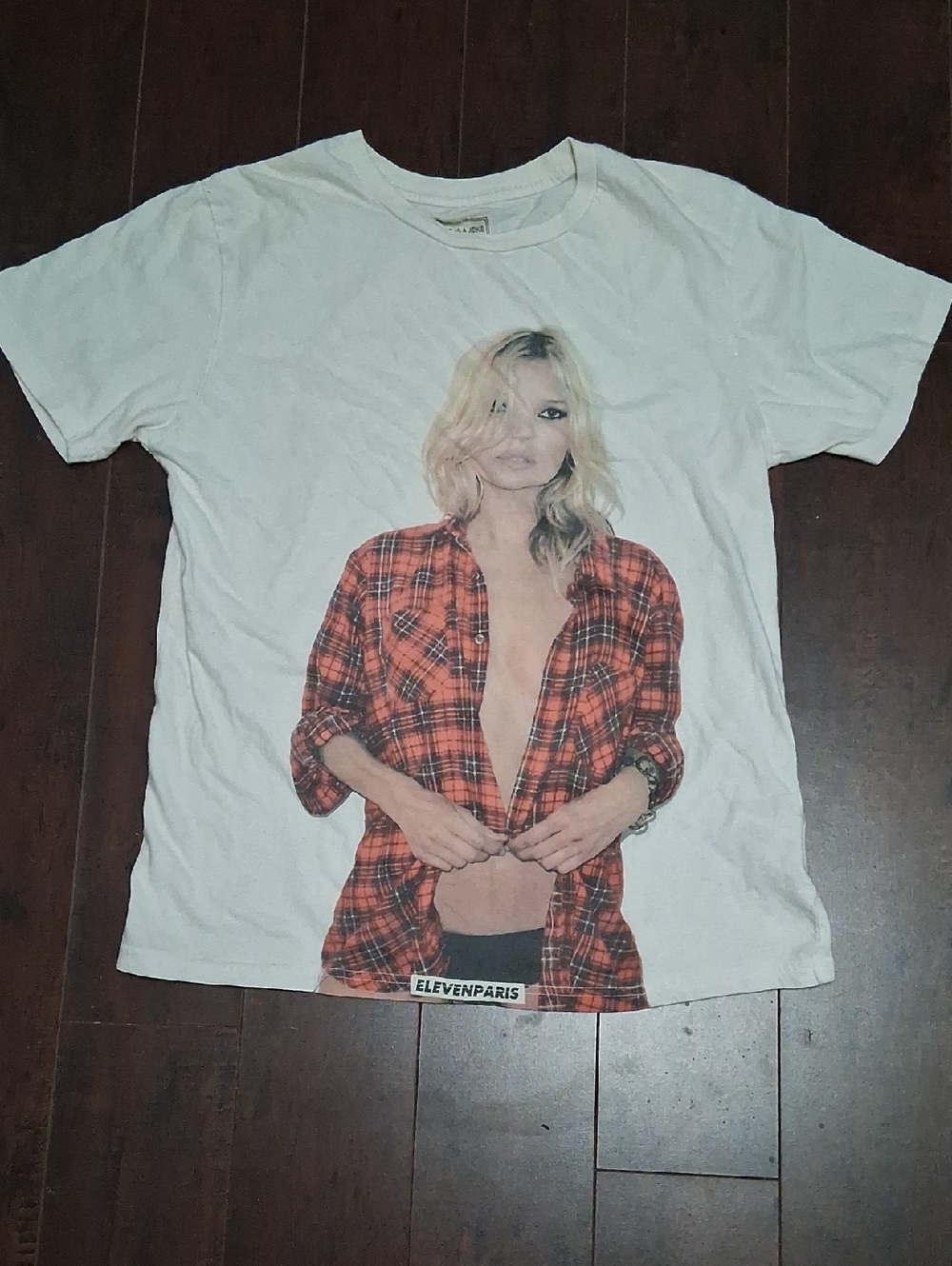 Eleven Paris White Graphic Tee with 'Life Is A Joke' Label